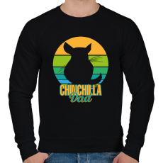 PRINTFASHION Csincsilla apa - Férfi pulóver - Fekete