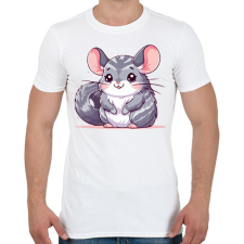 PRINTFASHION Csincsilla  - Férfi póló - Fehér férfi póló