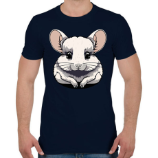 PRINTFASHION Csincsilla - Férfi póló - Sötétkék