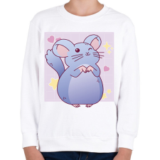 PRINTFASHION Csincsilla - Gyerek pulóver - Fehér gyerek pulóver, kardigán