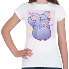 PRINTFASHION Csincsilla - Női póló - Fehér női póló