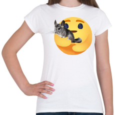 PRINTFASHION Csincsilla - Női póló - Fehér