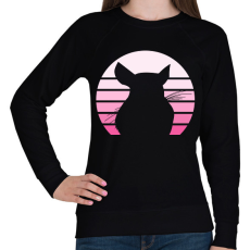 PRINTFASHION Csincsilla - Női pulóver - Fekete
