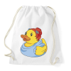 PRINTFASHION Csinos gumikacsa - Sportzsák, Tornazsák - Fehér