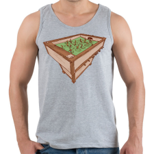 PRINTFASHION Csocsó asztal - Férfi atléta - Sport szürke atléta, trikó