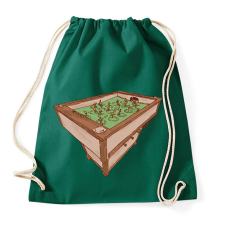 PRINTFASHION Csocsó asztal - Sportzsák, Tornazsák - Sötétzöld tornazsák