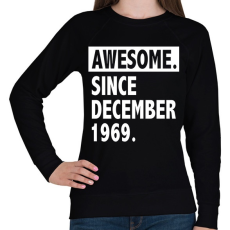 PRINTFASHION Csodálatos 1969 december óta - Női pulóver - Fekete