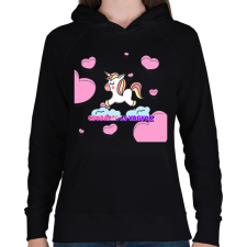 PRINTFASHION CSODÁLATOS VAGYOK  - Női kapucnis pulóver - Fekete női pulóver, kardigán