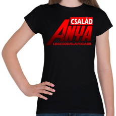 PRINTFASHION Csodás anya - Női póló - Fekete