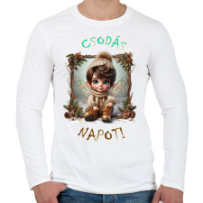 PRINTFASHION Csodás napot! - Férfi hosszú ujjú póló - Fehér férfi póló