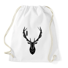 PRINTFASHION Csodaszarvas - Sportzsák, Tornazsák - Fehér tornazsák