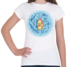 PRINTFASHION Csónak - Női póló - Fehér