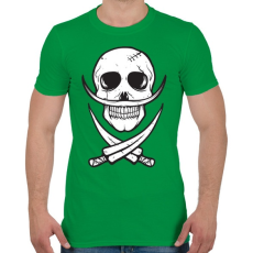 PRINTFASHION Csontbajusz - Férfi póló - Zöld