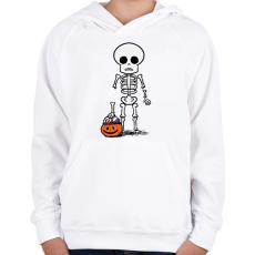 PRINTFASHION Csonti - Gyerek kapucnis pulóver - Fehér