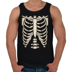PRINTFASHION csontváz 2 - Férfi atléta - Fekete