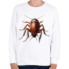 PRINTFASHION Csótány - Gyerek pulóver - Fehér gyerek pulóver, kardigán