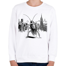 PRINTFASHION Csótány rajz - Gyerek pulóver - Fehér gyerek pulóver, kardigán