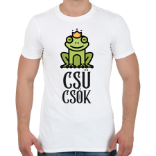 PRINTFASHION CSÜCSÖK - Férfi póló - Fehér férfi póló