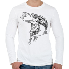 PRINTFASHION csuka - Férfi hosszú ujjú póló - Fehér férfi póló