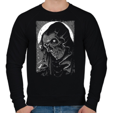 PRINTFASHION Csuklyás - Férfi pulóver - Fekete