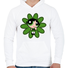 PRINTFASHION Csuporka - Férfi kapucnis pulóver - Fehér férfi pulóver, kardigán