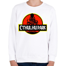 PRINTFASHION Cthulhu Park - Gyerek pulóver - Fehér