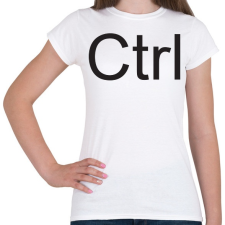 PRINTFASHION CTRL - Női póló - Fehér női póló