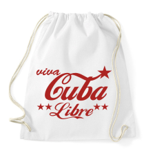 PRINTFASHION Cuba libre - Sportzsák, Tornazsák - Fehér tornazsák