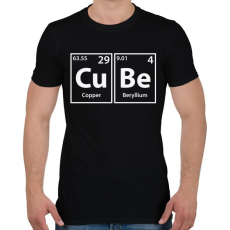 PRINTFASHION Cube - Férfi póló - Fekete