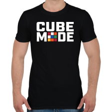 PRINTFASHION Cube mode - Férfi póló - Fekete férfi póló