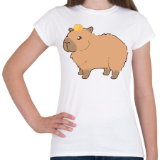 PRINTFASHION Cuki caybara - Női póló - Fehér női póló