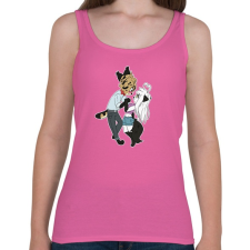 PRINTFASHION Cuki cicák - Női atléta - Rózsaszín női trikó