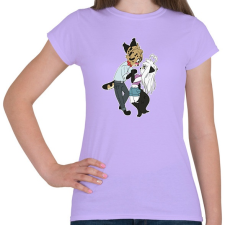 PRINTFASHION Cuki cicák - Női póló - Viola női póló