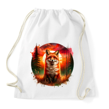 PRINTFASHION Cuki erdei róka - Sportzsák, Tornazsák - Fehér tornazsák