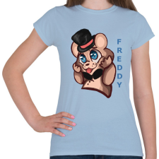 PRINTFASHION cuki freddy - Női póló - Világoskék női póló