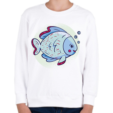 PRINTFASHION Cuki hal - Gyerek pulóver - Fehér gyerek pulóver, kardigán