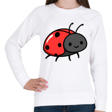 PRINTFASHION Cuki katica - Női pulóver - Fehér női pulóver, kardigán