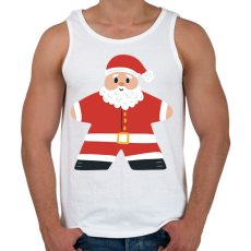 PRINTFASHION Cuki Mikulás - Férfi atléta - Fehér