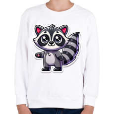 PRINTFASHION Cuki Mosómedve - Gyerek pulóver - Fehér