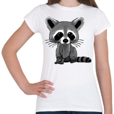 PRINTFASHION Cuki mosómedve - Női póló - Fehér női póló