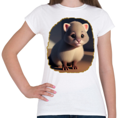 PRINTFASHION Cuki - Női póló - Fehér