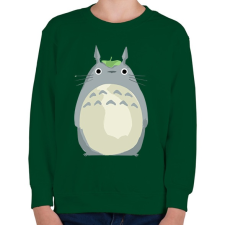 PRINTFASHION Cuki nyuszi - Gyerek pulóver - Sötétzöld gyerek pulóver, kardigán