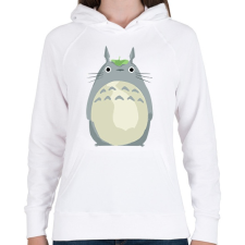 PRINTFASHION Cuki nyuszi - Női kapucnis pulóver - Fehér női pulóver, kardigán