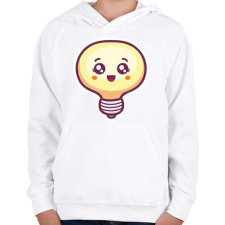 PRINTFASHION cukisagok-002 - Gyerek kapucnis pulóver - Fehér gyerek pulóver, kardigán