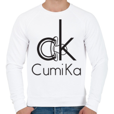 PRINTFASHION CumiKa - Férfi pulóver - Fehér férfi pulóver, kardigán