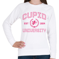 PRINTFASHION Cupid University - Női pulóver - Fehér