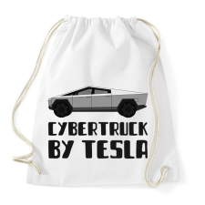 PRINTFASHION CYBERTRUCK BY TESLA - Sportzsák, Tornazsák - Fehér tornazsák