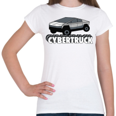 PRINTFASHION Cybertruck - Női póló - Fehér