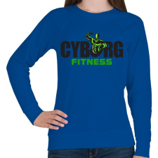 PRINTFASHION Cyborg Fitness - Női pulóver - Királykék női pulóver, kardigán