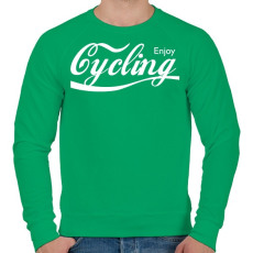 PRINTFASHION Cycling - Férfi pulóver - Zöld